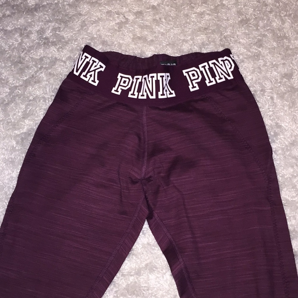 Pink crimson leggings